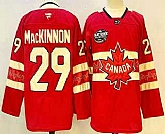 Men's Canada #29 Nathan MacKinnon Red 2025 4 Nations Face-Off Premium Stitched Jersey,baseball caps,new era cap wholesale,wholesale hats